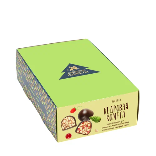  Кедровая комета Ассорти (9429) (классика, клюква, шишка, земляника), 540г   в Михайловске