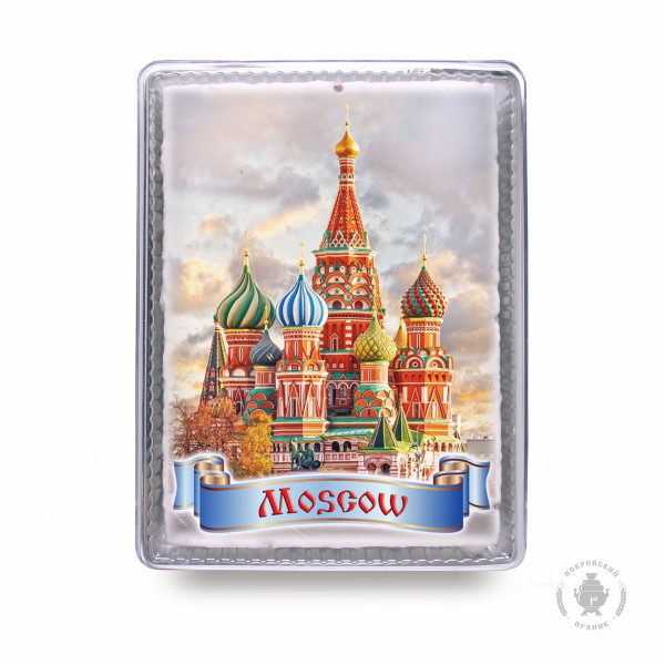 №3 Пряник 600г MOSCOW с фотопечатью (в подарочной пластиковой упаковке)  в Михайловске